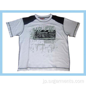 100％の綿のTシャツの少年